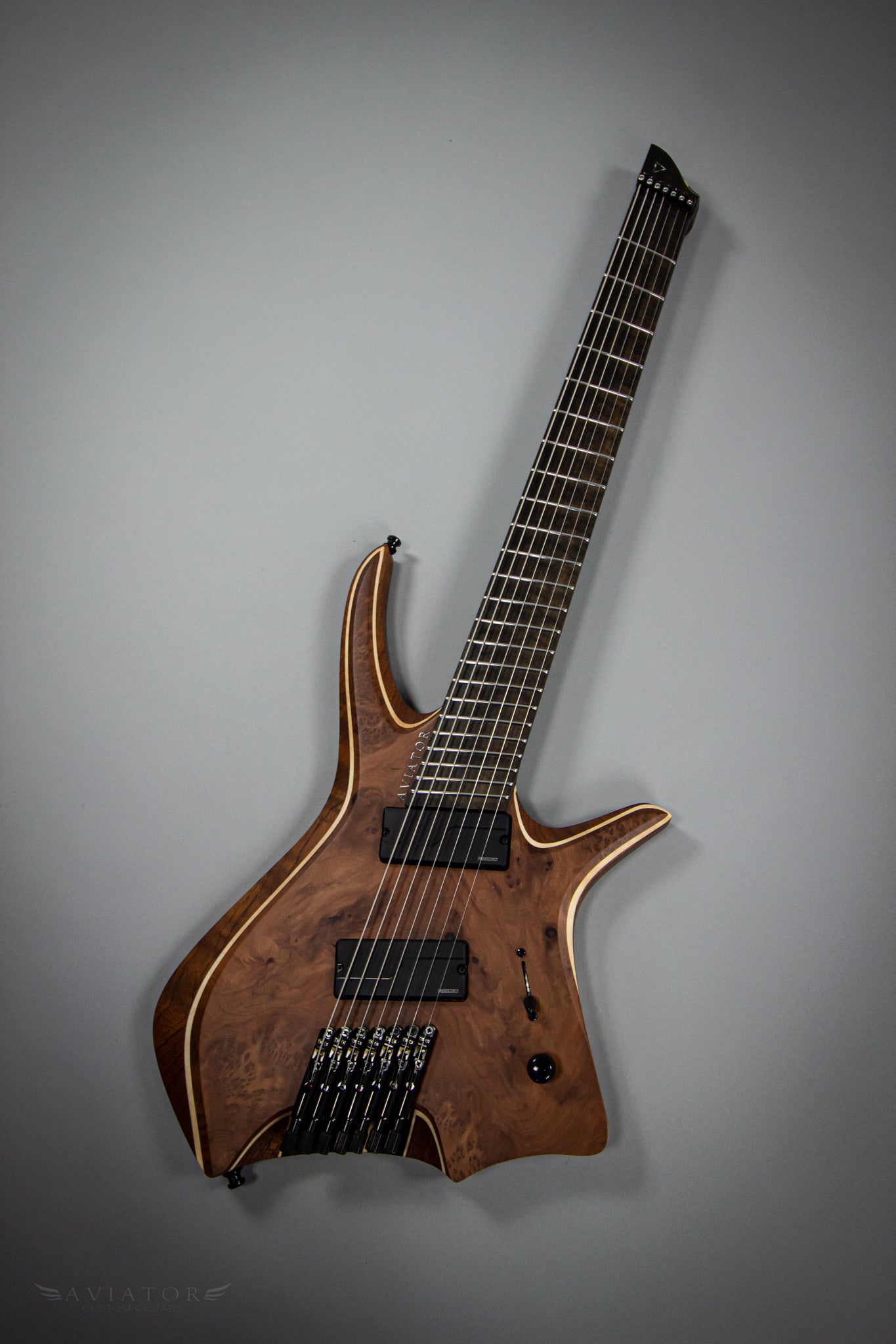 SOLD - Aviator Nighthawk 7 Headless Guitar – Aviator Custom