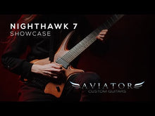 Load and play video in Gallery viewer, SOLD - Aviator Nighthawk 7 Headless Guitar
